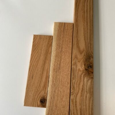 Red oak 3 1/4 rustic naked